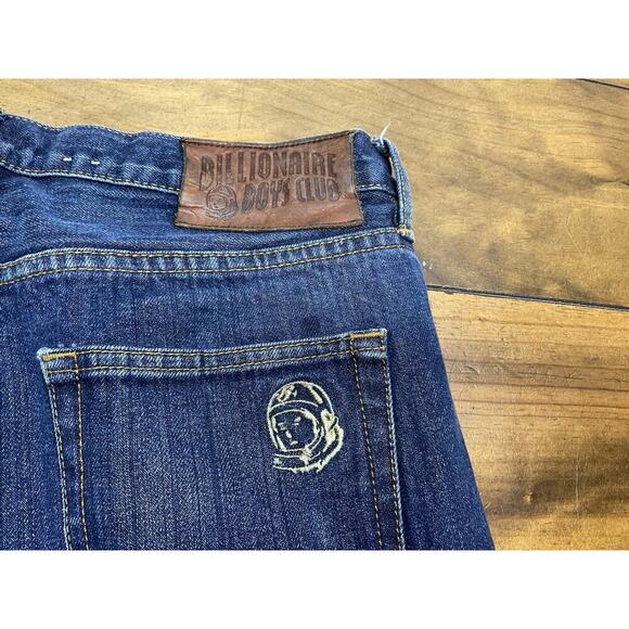 Billionaire Boys Club BBC Denim Astronaut Jeans Embroidered Blue Men's 34 - Picture 9 of 12